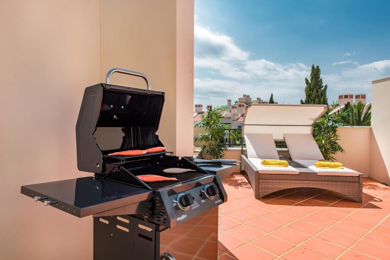 Luxury Apartment With Communal Pool And Terrace Quarteira Exterior foto